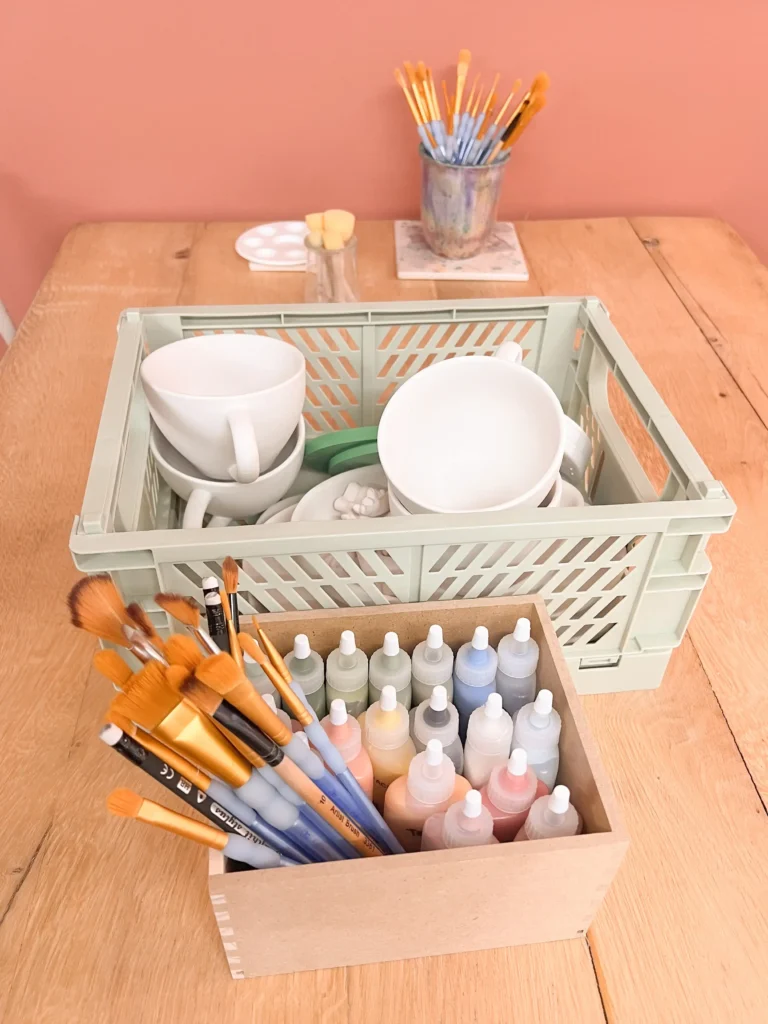 Mal selv keramik hjemme - TO-GO kits fra Krea Kælderen Faaborg